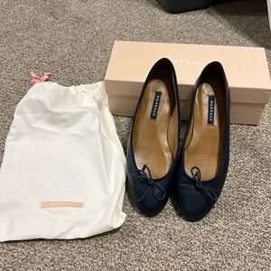 Margaux ballet flats. Navy blue